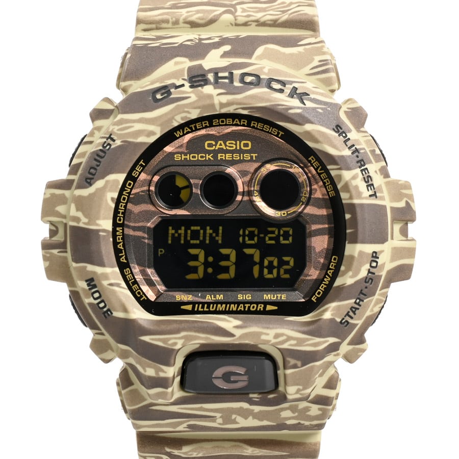 G-SHOCK カモフラージュシリーズ ブラック ケース:約44mm(実寸)