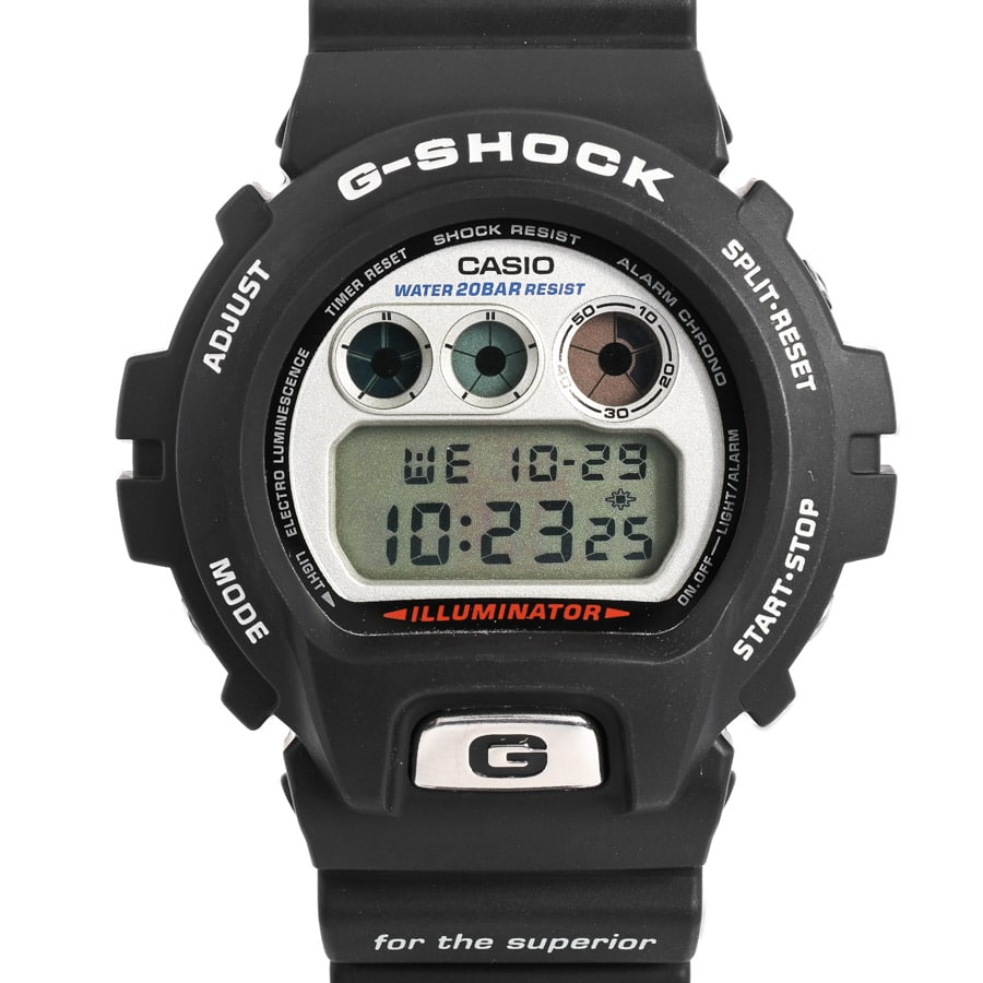 【中古A品】  カシオ G-SHOCK World Cup 1998France記念モデル  DW-6900WF-1T ステンレス 銀座