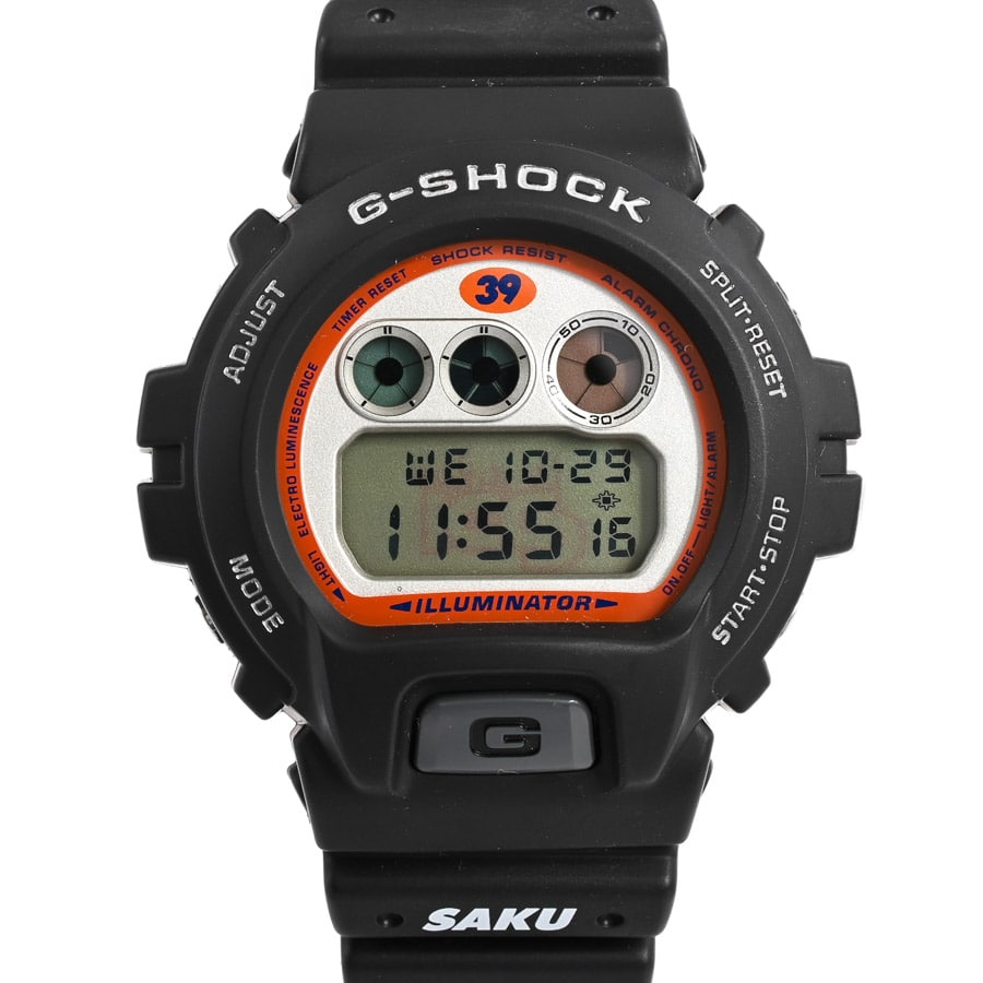 【中古A品】  カシオ G-SHOCK 高田道場 桜庭和志モデル  DW-6900BSK-9JF ステンレス 銀座