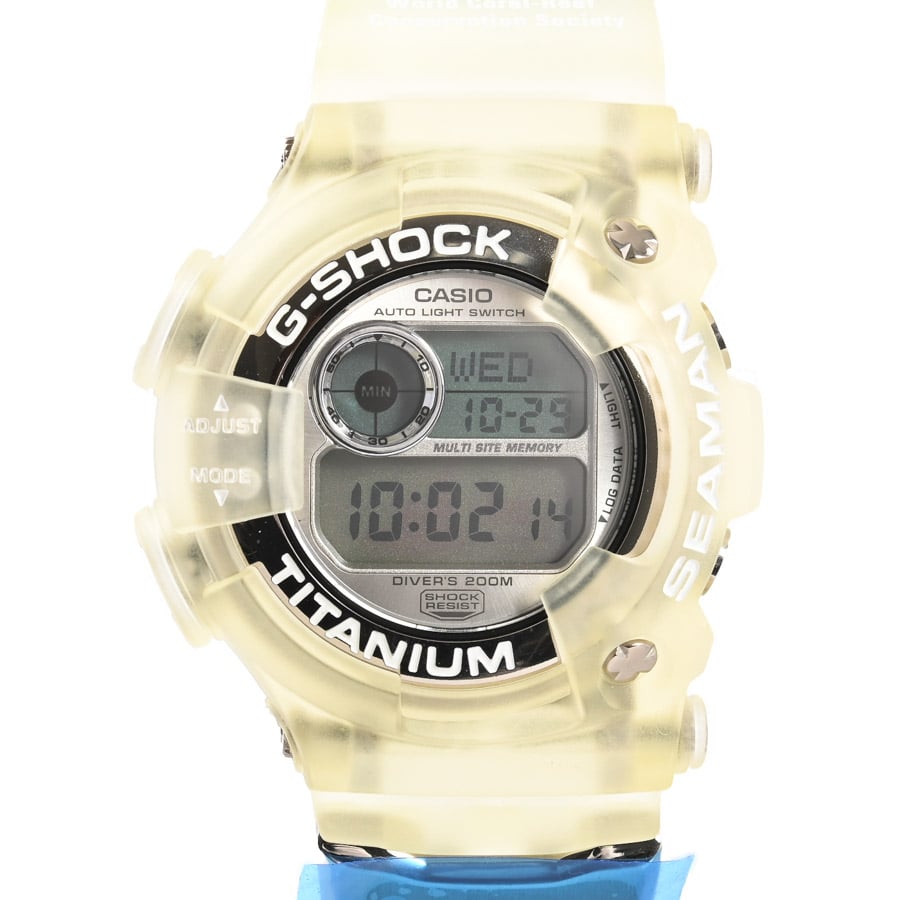 【中古A品】  カシオ G-SHOCK 海外モデルSEAMAN  DW-9950WC-7T ステンレス 銀座