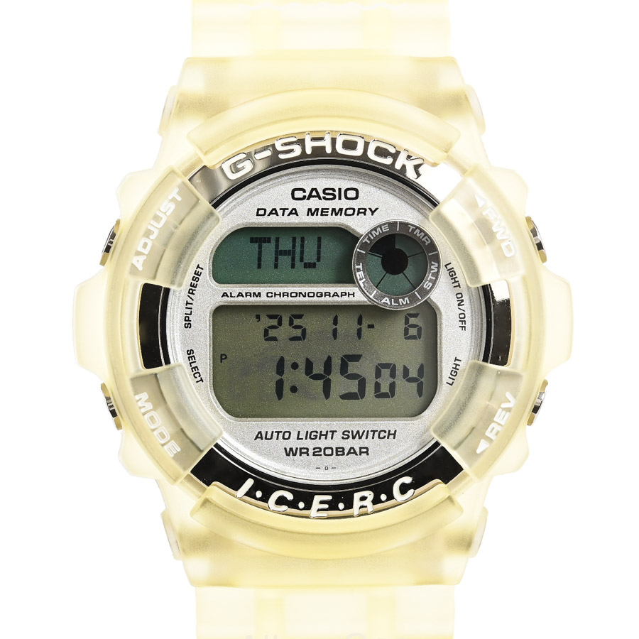 【中古A品】  カシオ G-SHOCK イルカ・クジラ・エコリサーチ・ネットワーク  DW-9200K-7T ステンレス THE YOKOHAMA FRONT