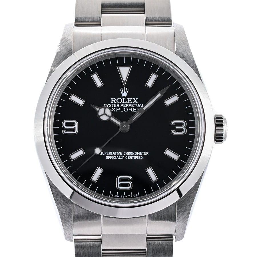 エクスプローラーI ブラック ケース:約36mm/ブレスサイズ:約17.5cm