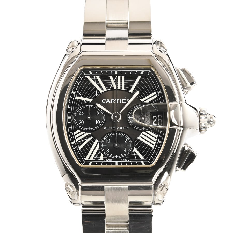 【中古A品】  カルティエ ロードスターXL クロノグラフ  W62020X6 ステンレス 新宿歌舞伎町店