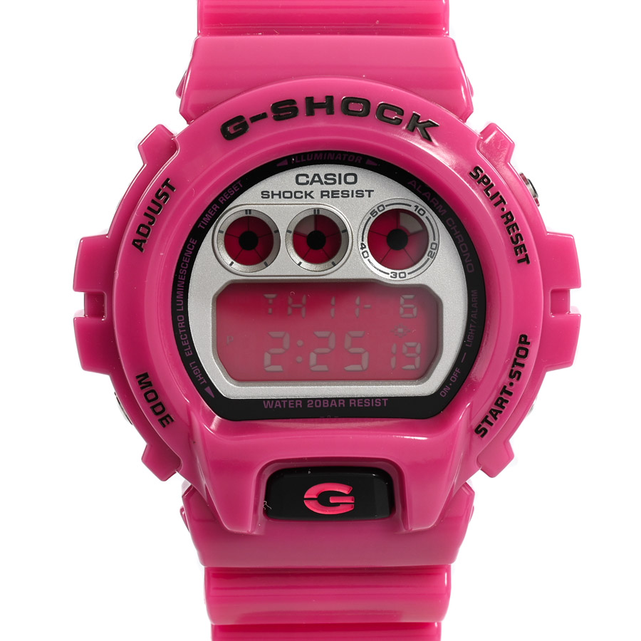 【中古A品】  カシオ G-SHOCK クレイジーカラーズ  DW-6900CS-4JF ステンレス THE YOKOHAMA FRONT