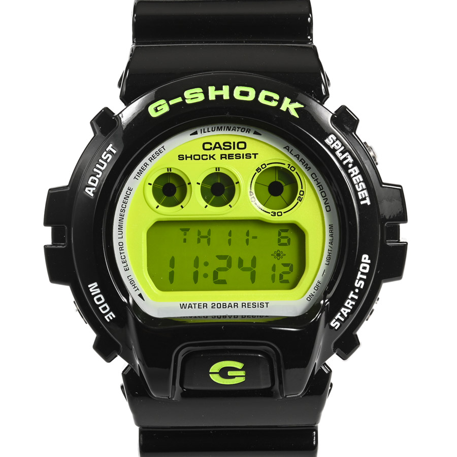 【中古A品】  カシオ G-SHOCK クレイジーカラーズ  DW-6900CS-1JF ステンレス THE YOKOHAMA FRONT