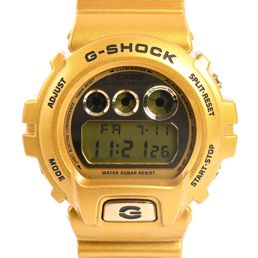 【中古A品】  カシオ G-SHOCK Crazycolers  DW-6900GD-9JF ステンレス 元町本店