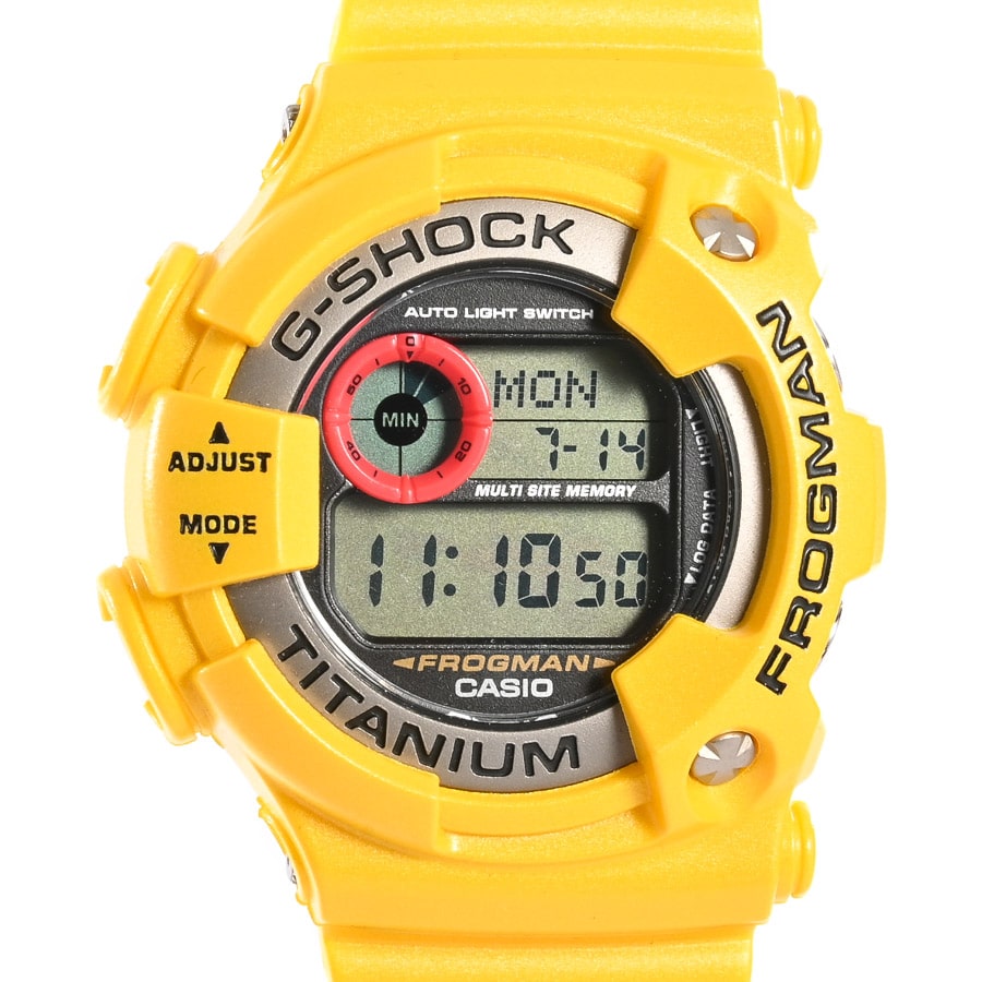 G-SHOCK FROGMAN ブラック ケース:約45mm(実寸)