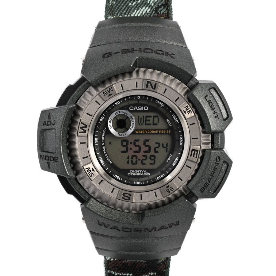 【中古A品】  カシオ G-SHOCK Master of G WADEMAN  DW-9800AR-3T ステンレス 銀座