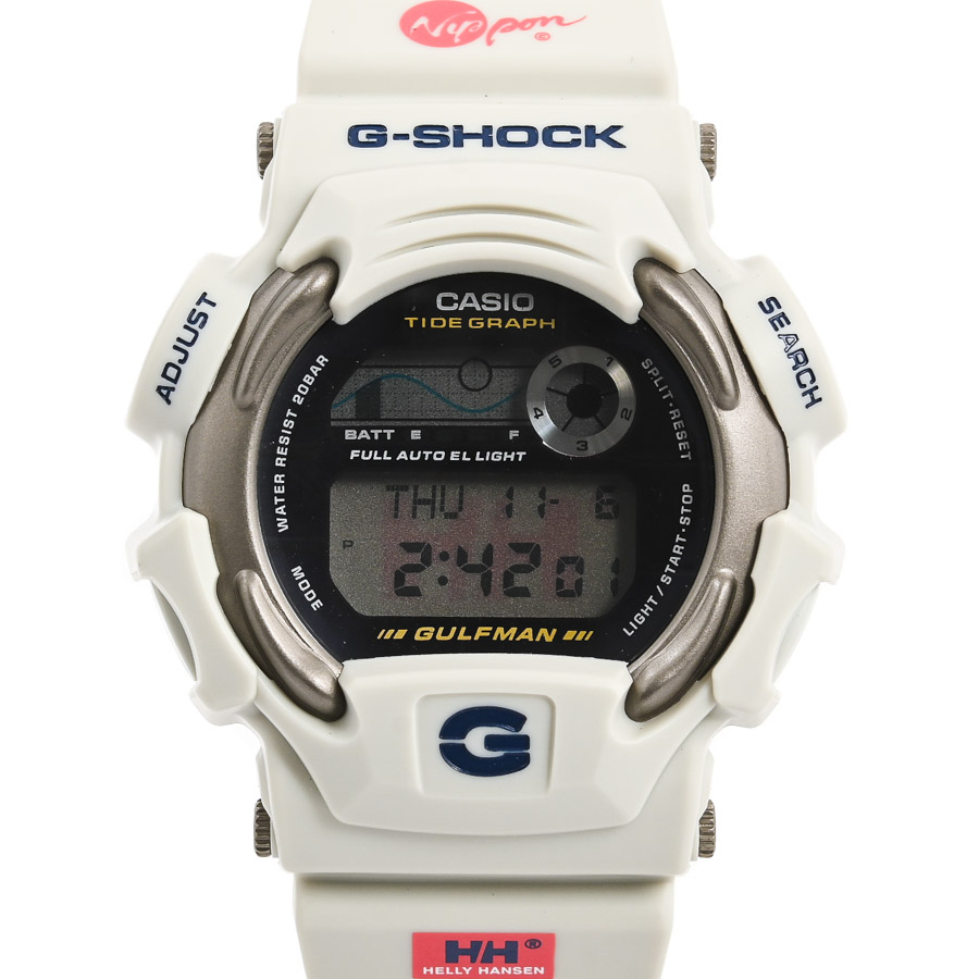 【中古A品】  カシオ G-SHOCK GULFMAN ヘリーハンセン  DW-9700NC-8T ステンレス 新宿歌舞伎町店