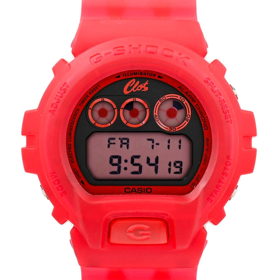 【中古A品】  カシオ G-SHOCK CLOTコラボ  DW-6900CL-4JR ステンレス 元町本店