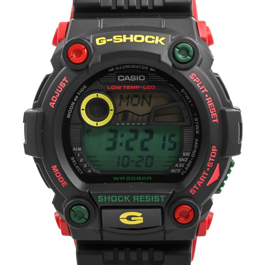 G-SHOCK ラスタファリアン ブラック ケース:約50mm(実寸)