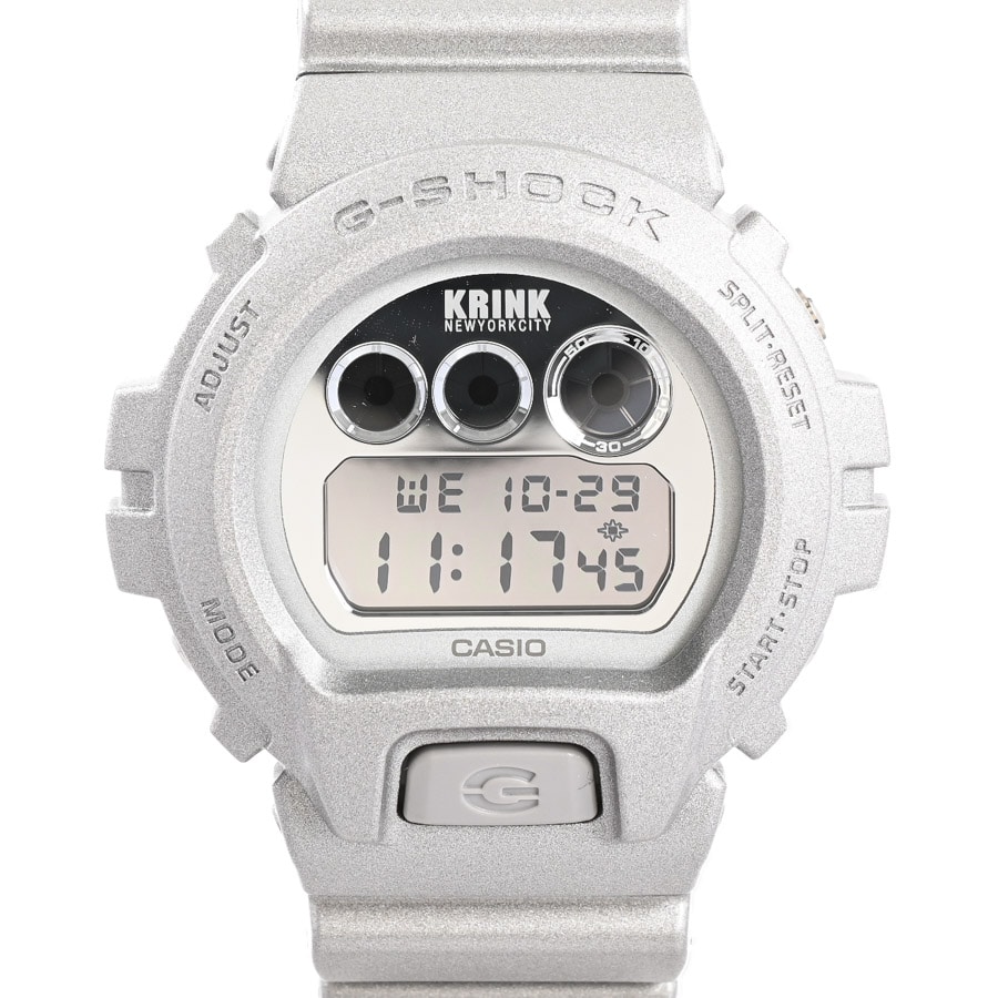 【中古A品】  カシオ G-SHOCK KRINKコラボ  DW-6900KR-8JR ステンレス 銀座