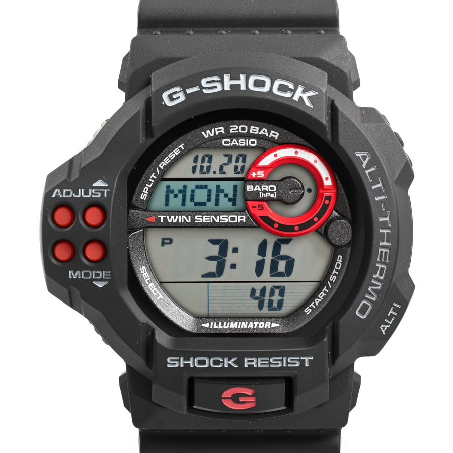 G-SHOCK ブラック ケース:約49mm(実寸)