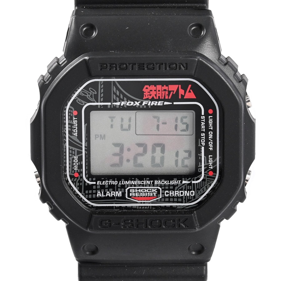 G-SHOCK 鉄腕アトム ブラック ケース:約43mm(実寸)