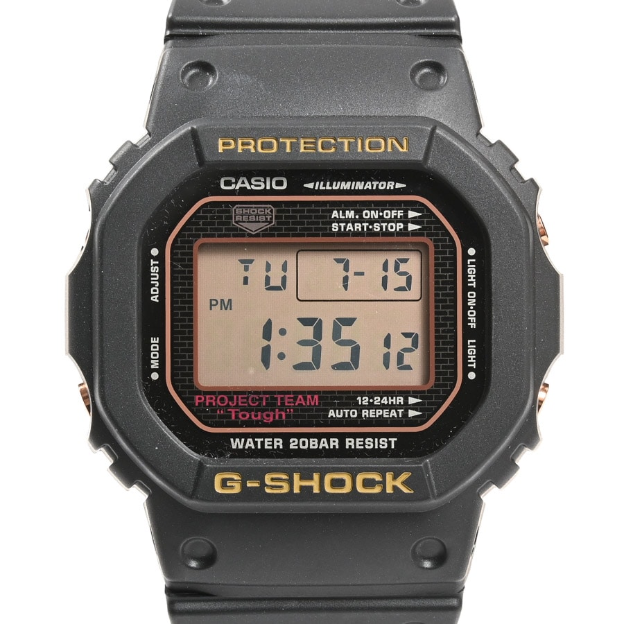G-SHOCK ブラック ケース:約43mm(実寸)