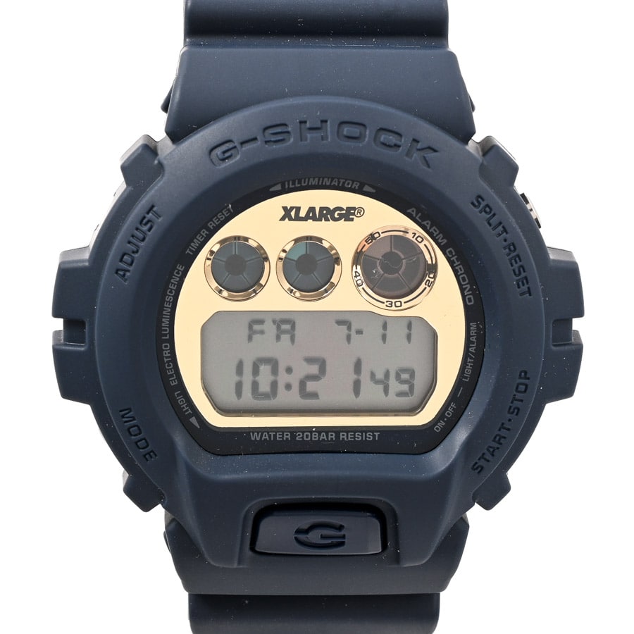 【中古A品】  カシオ G-SHOCK X-LARGEコラボ  DW-6900FS ステンレス 元町本店