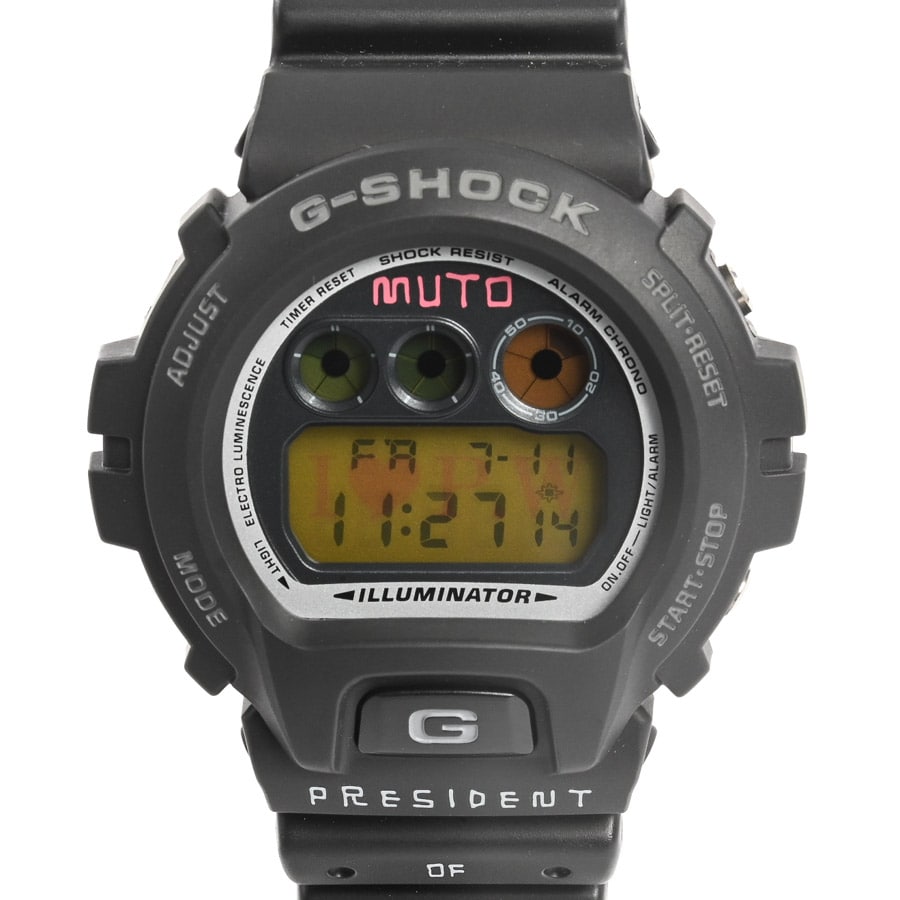 【中古A品】  カシオ G-SHOCK 武藤敬司モデル  DW-6900BMK-9JF ステンレス 元町本店