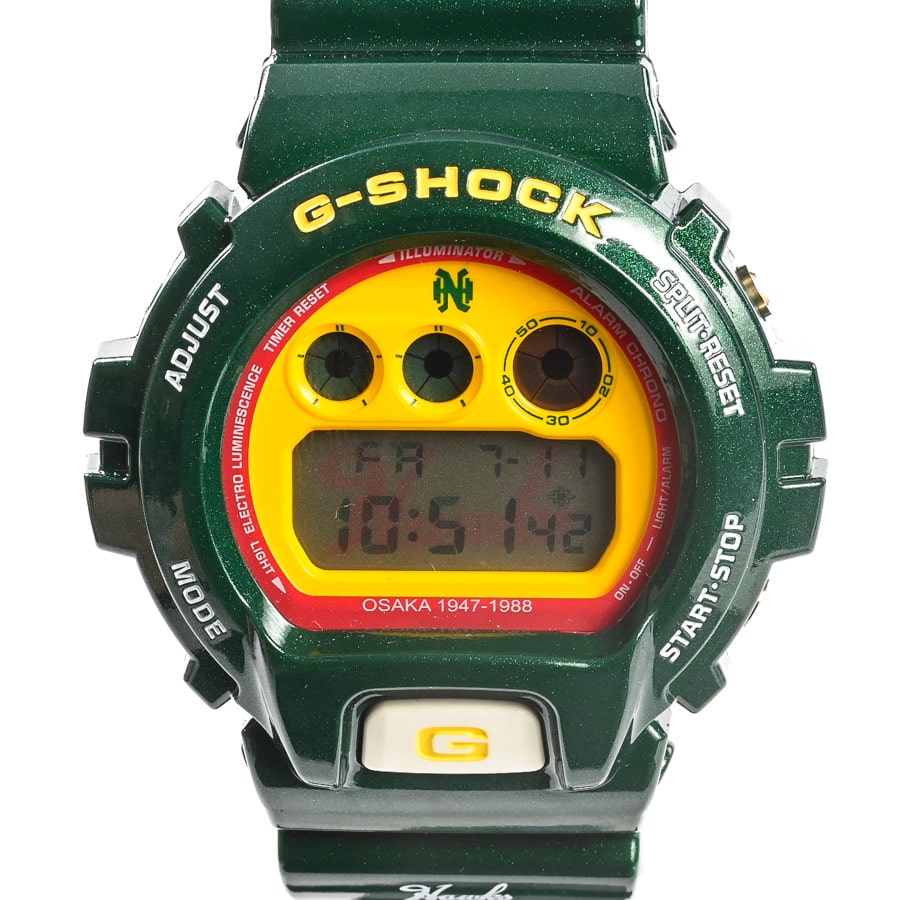 【中古A品】  カシオ G-SHOCK 南海ホークスコラボ  DW-6900BHAWKS-3JR ステンレス 元町本店