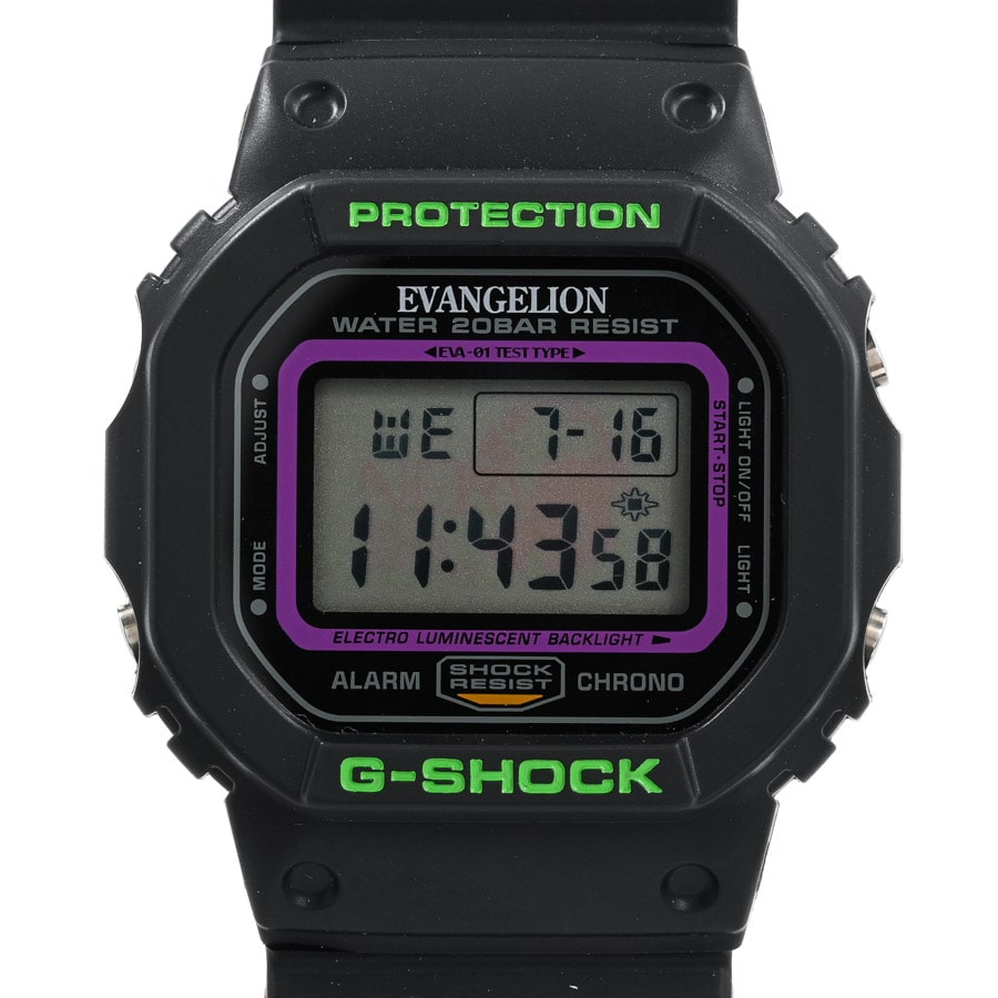 G-SHOCK エヴァンゲリヲン ブラック ケース:約43mm(実寸)