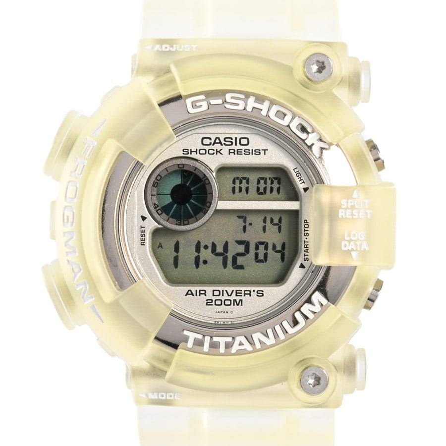 G-SHOCK フロッグマン シルバー ケース:約49mm(実寸)
