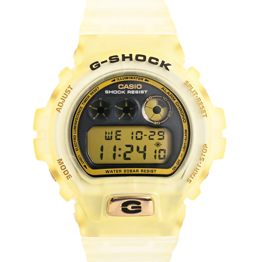 【中古A品】  カシオ G-SHOCK 25周年記念 グロリアスゴールド  DW-6925E-7JF ステンレス 銀座