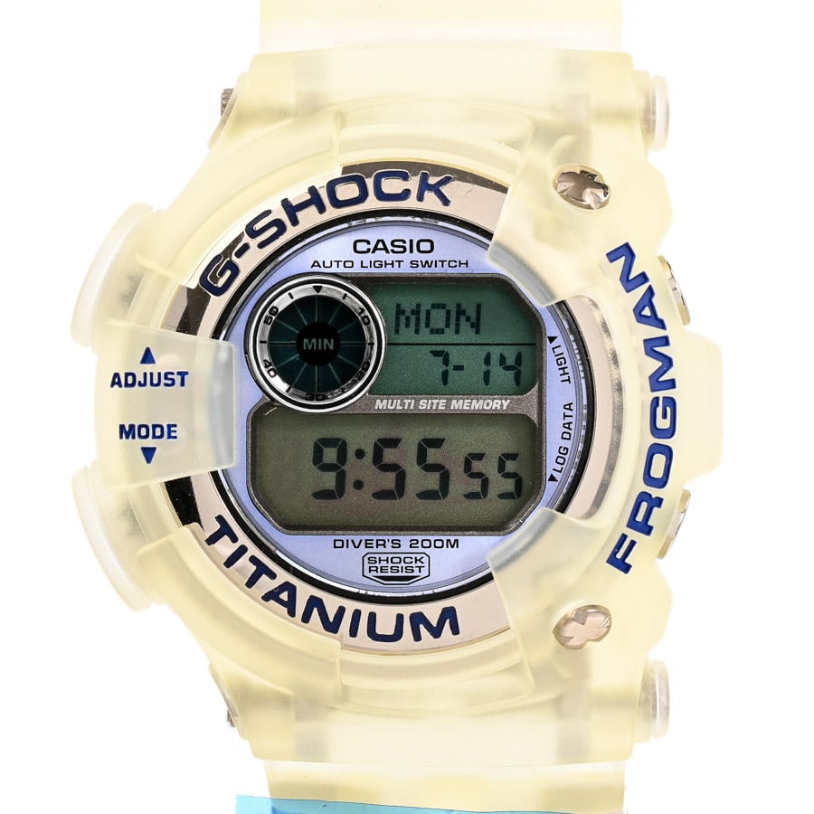 G-SHOCK FROGMAN ブルー ケース:約45mm(実寸)