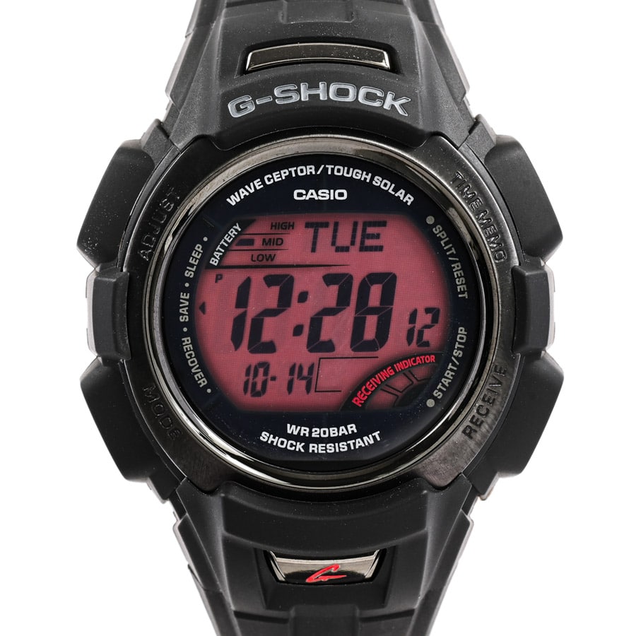 G-SHOCK　20周年限定モデル ブラック ケース:約43mm(実寸)