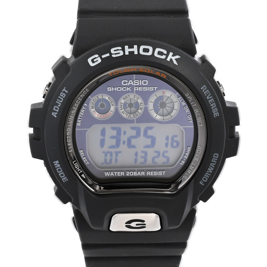 【中古A品】  カシオ G-SHOCK ブラックスポッツ  G-7210RB-1JF ステンレス THE YOKOHAMA FRONT