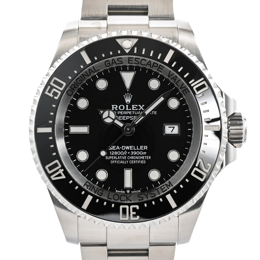 ディープシー ブラック ケース:約44mm/ブレスサイズ:約19cm