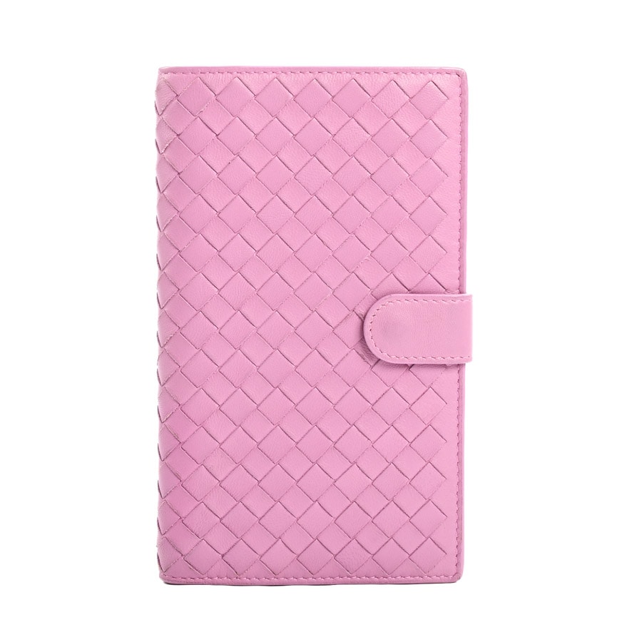 ラウンドジップロングウォレット パープル 約W17xH10cm(実寸)