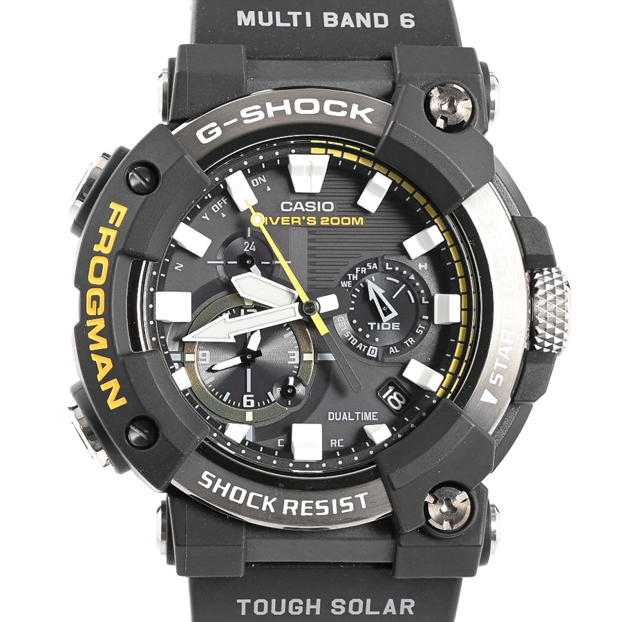 GーSHOCK MASTER OF G SEA FROGMAN ブラック ケース:約53.3mm