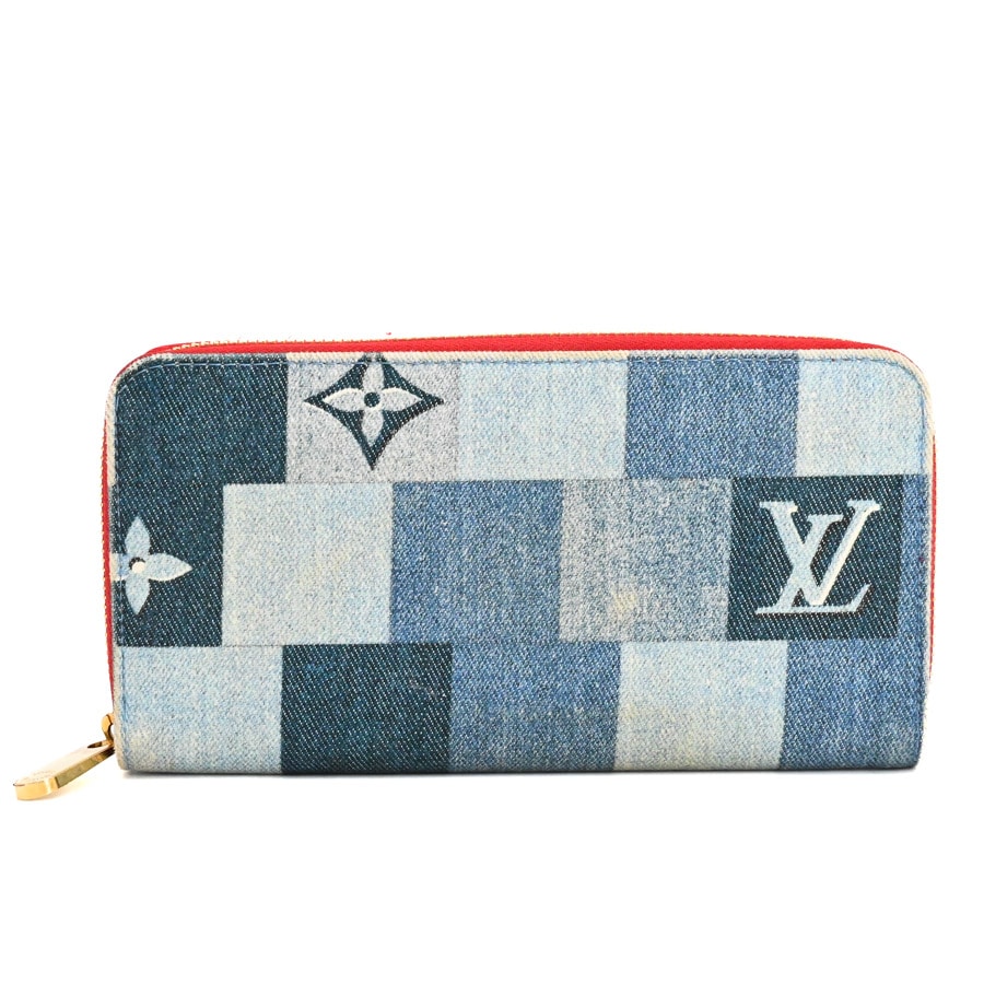 ジッピーウォレット ブルー 約W19.5xH10.5xD2.5cm
