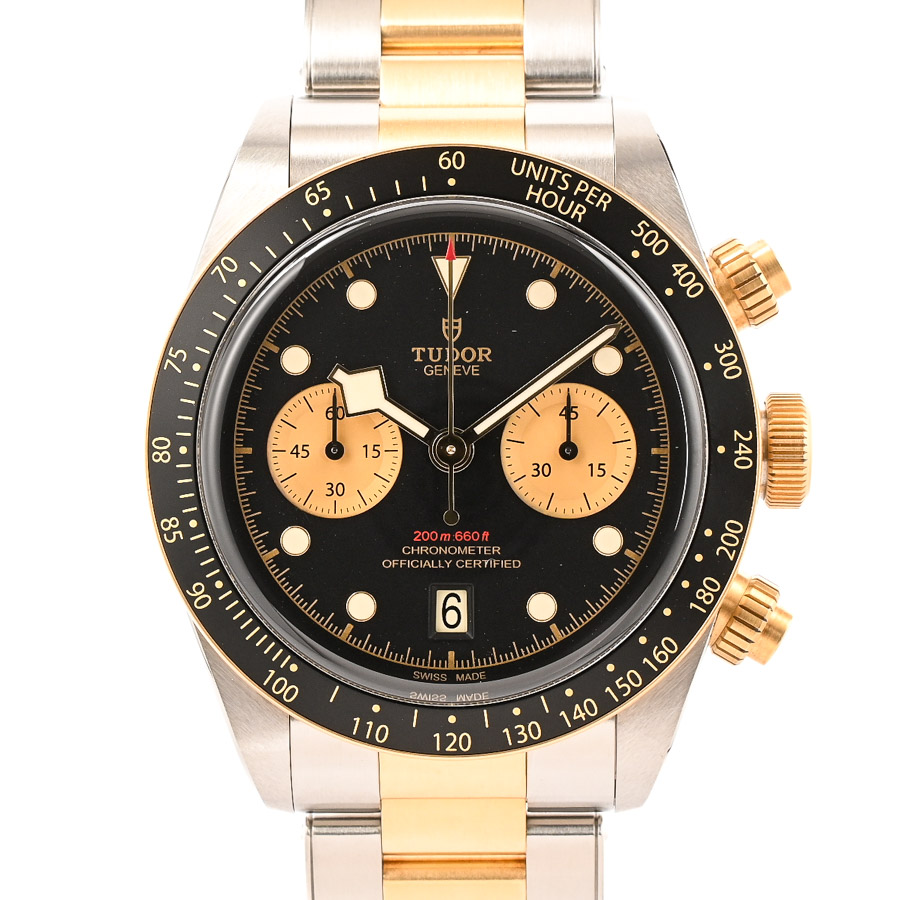 ブラックベイ クロノ S&G ブラック・シャンパン ケース:約41mm/ブレスサイズ:約19cm