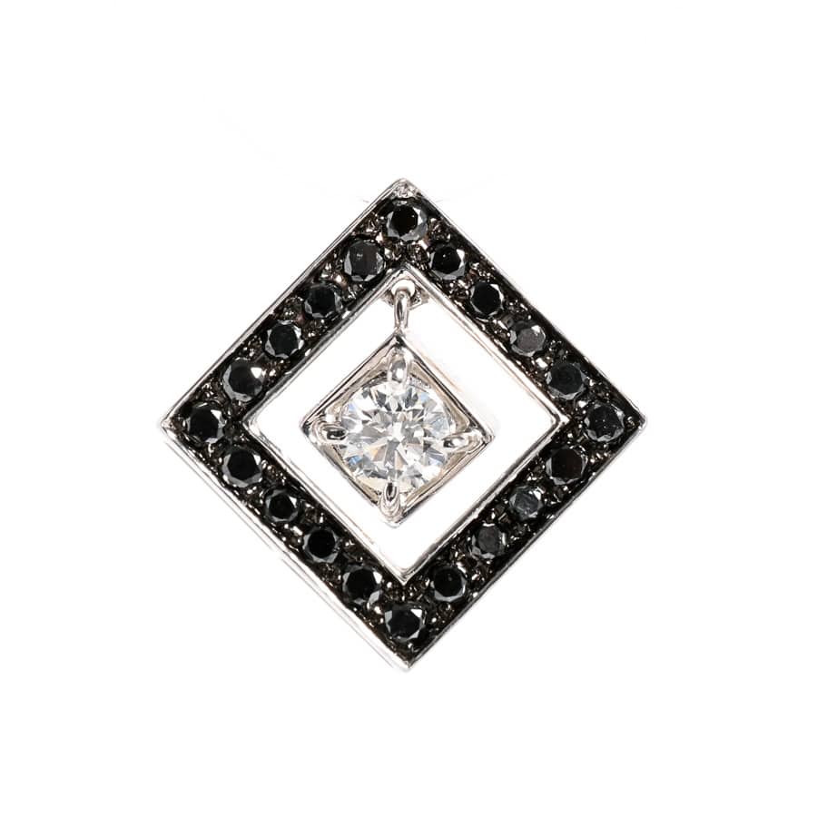 ダイヤ ペンダント チャーム:約W18xH18mm バチカン内径:約W2xH5mm
