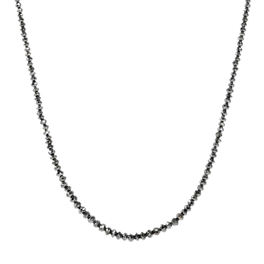 ブラックダイヤ ネックレス チェーン長さ(留め具含):約41/46cm