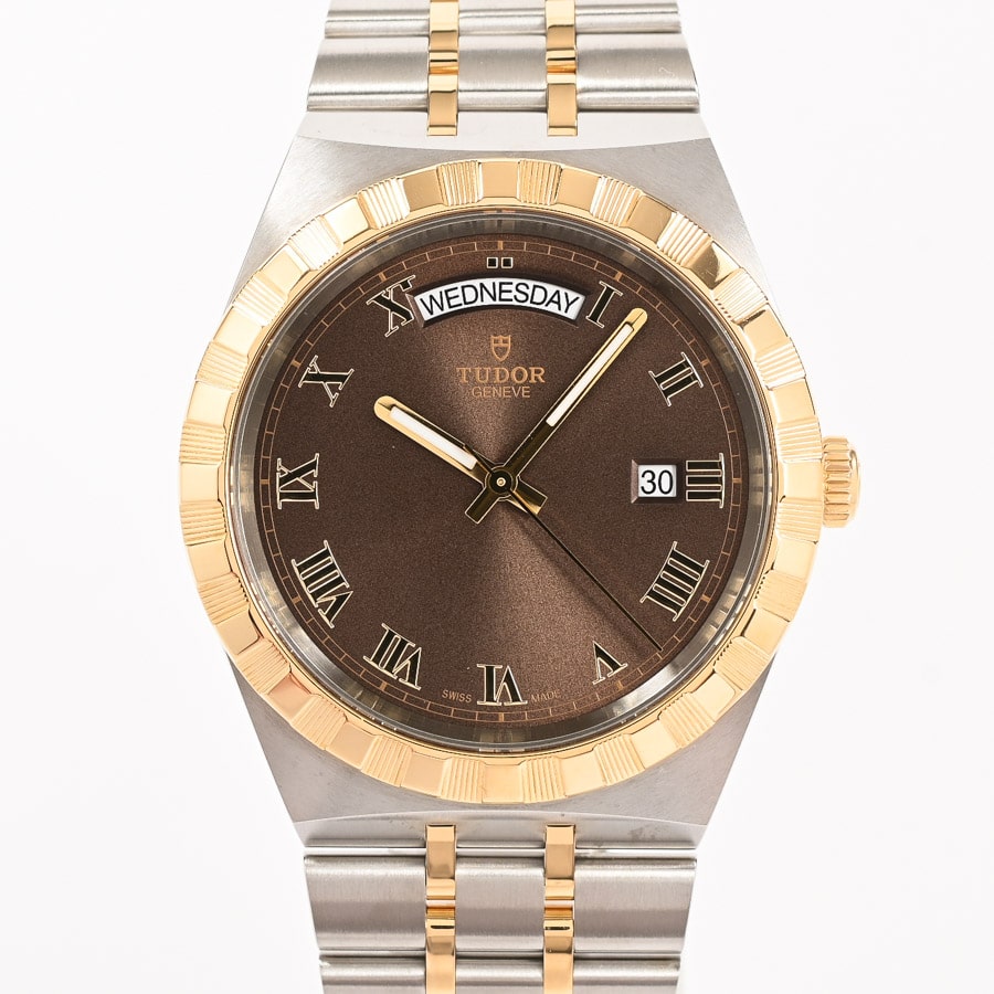 ロイヤル 41mm ブラウンローマン ケース:約41mm/ブレスサイズ:約19.5cm