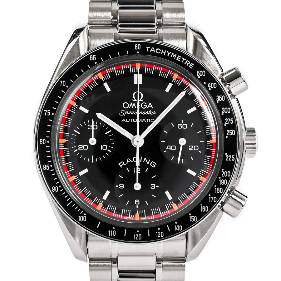 スピードマスター レーシング ブラック ケース:約38mm/ブレスサイズ:約18cm