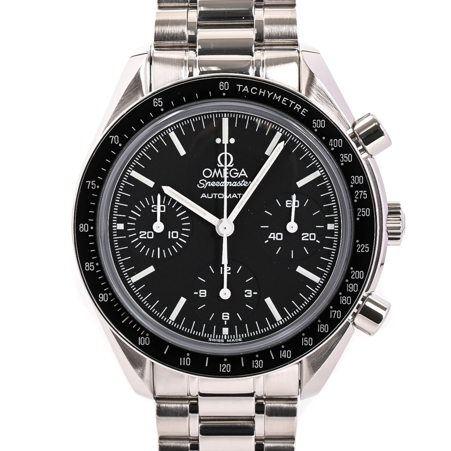 スピードマスター ブラック ケース:約38mm/ブレスサイズ:約19cm
