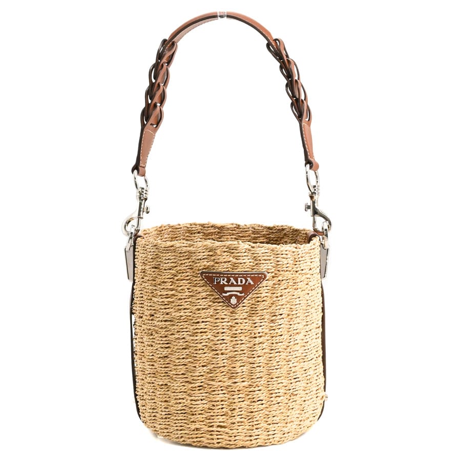 2WAYショルダーバッグ ベージュ/ダークブラウン / ブラウン 約W20xH22xD18cm(実寸)