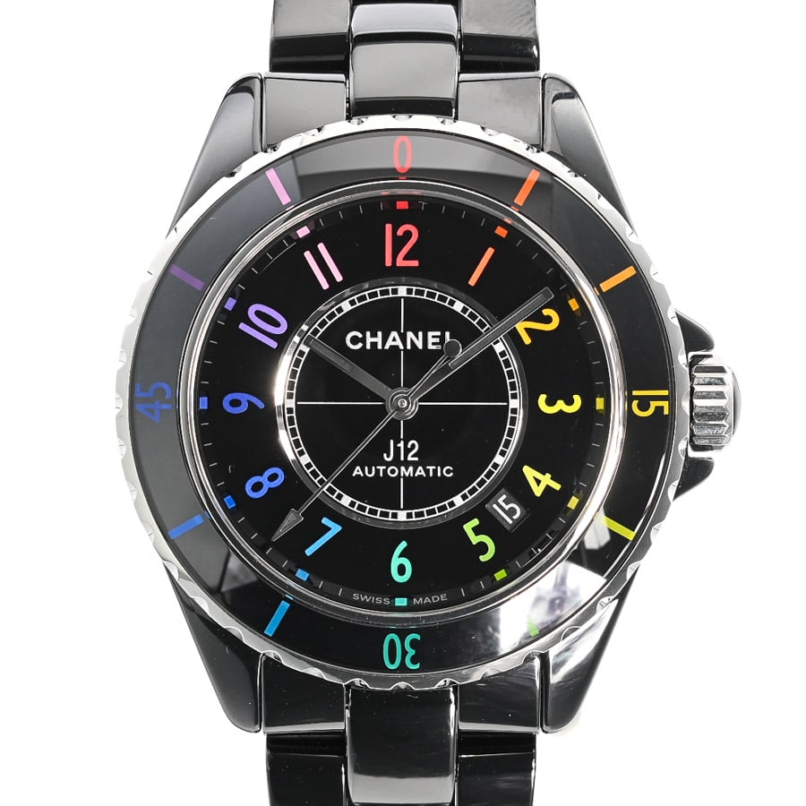 J12 エレクトロ キャリバー12.1 38mm ブラック ケース:約39mm(実寸)/ブレスサイズ:約17cm