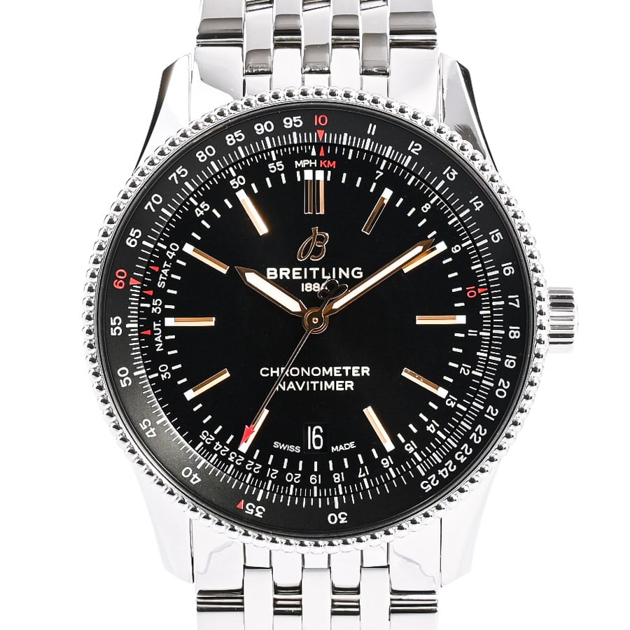 ナビタイマー オートマチック41 ブラック ケース:約41mm/ブレスサイズ:約18.5cm