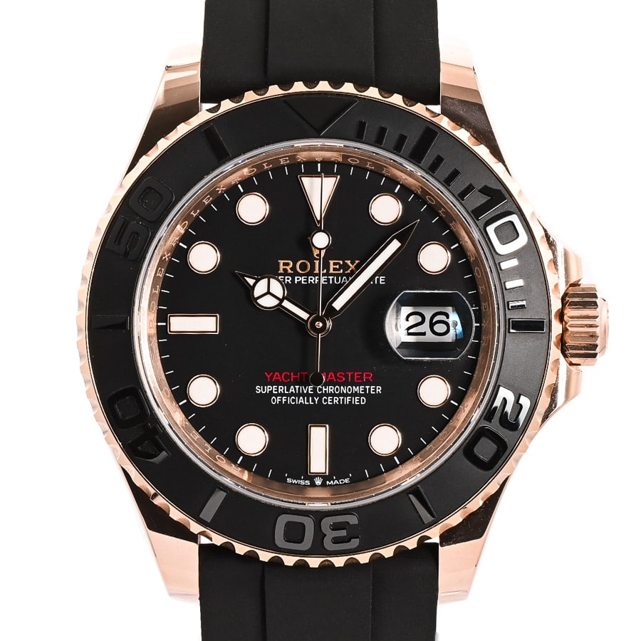 ヨットマスター40 ブラック ケース:約40mm/ブレスサイズ:約17.5cm