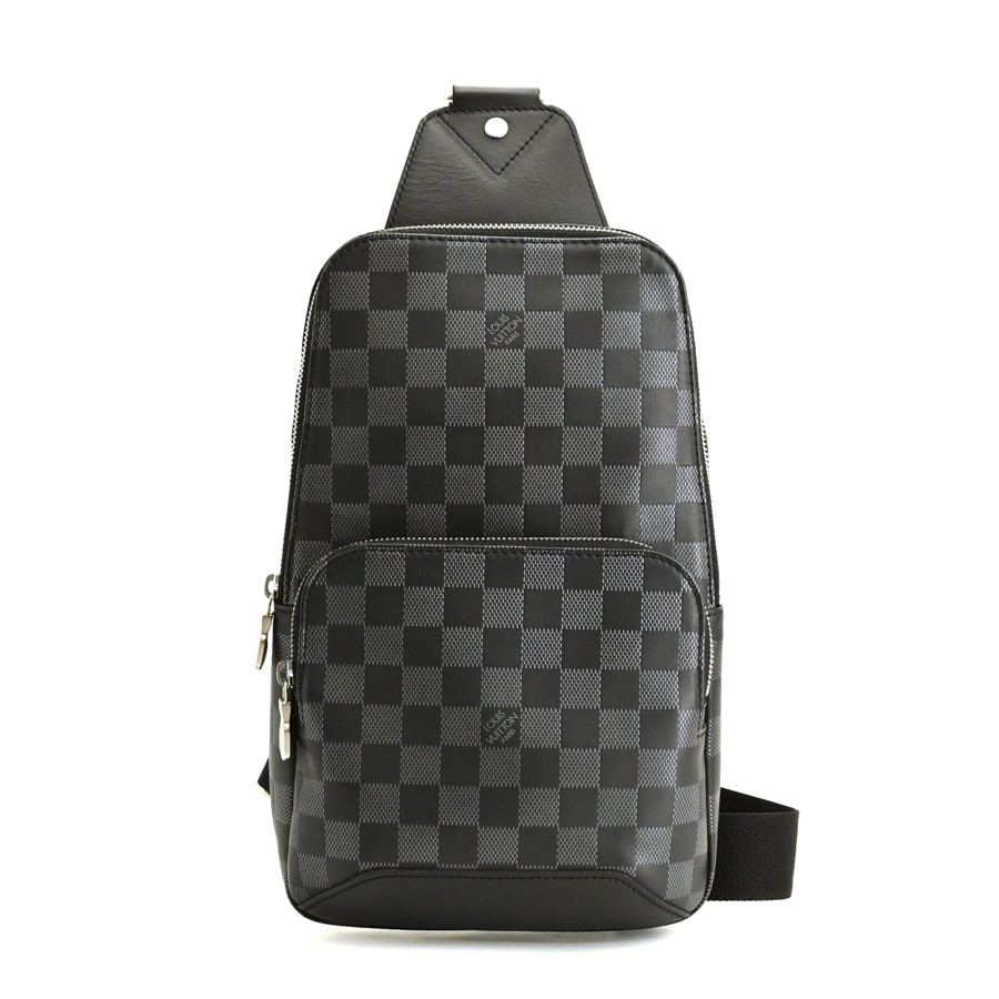 アベニュースリングバッグ ブラック 約W20xH30xD5cm(実寸)