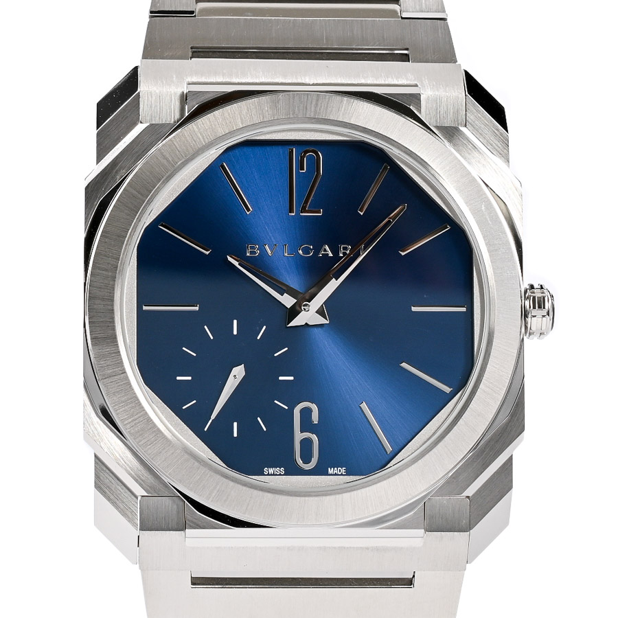 オクト フィニッシモ ブルー ケース:約40mm(実寸)/ブレスサイズ:約19.5cm