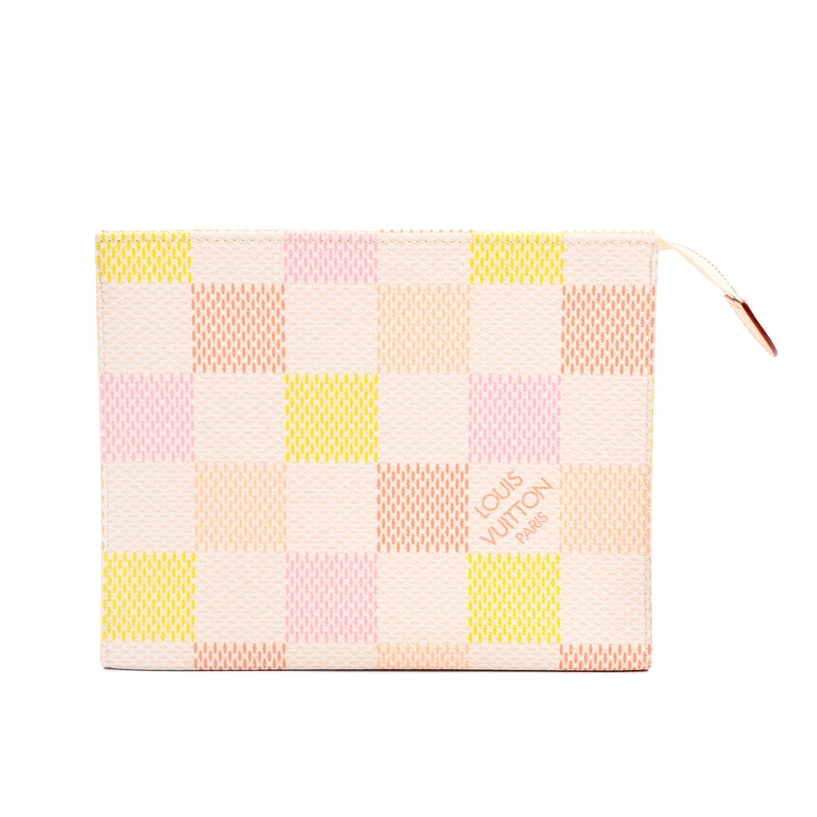 ポッシュトワレ オフホワイト / ピーチ 約W24.5xH19xD6cm(実寸)