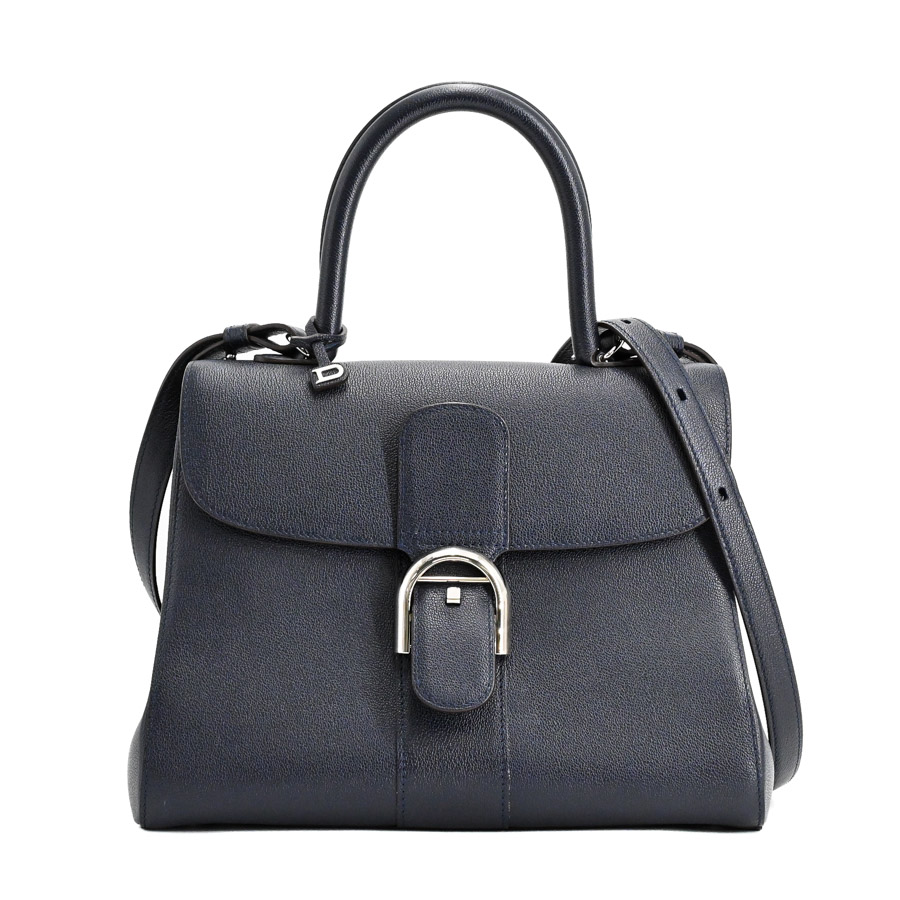 ブリヨンMM ネイビー 約W28xH22xD15cm(実寸)