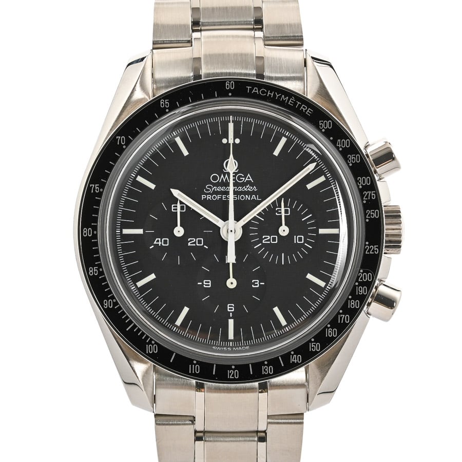 スピードマスター プロフェッショナル ブラック ケース:約42mm/ブレスサイズ:約19.5cm