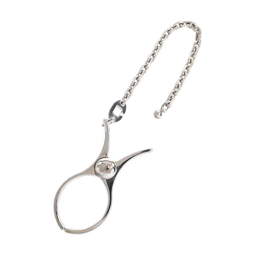 グローブホルダー シルバー 金具含む全長:約19cm チャーム:約W2.8xH6cm(実寸)