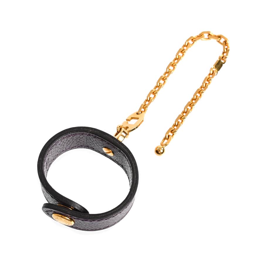 グローブホルダー レザン 金具含む全長:約17.5cm チャーム:約内径3.5x幅1.5cm(実寸)