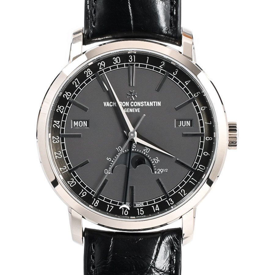 トラディショナル コンプリートカレンダー ブラック ケース:約41mm
